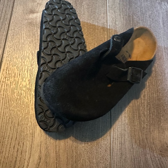 Black Birkenstock Boston Soft bed Slides - Picture 5 of 6